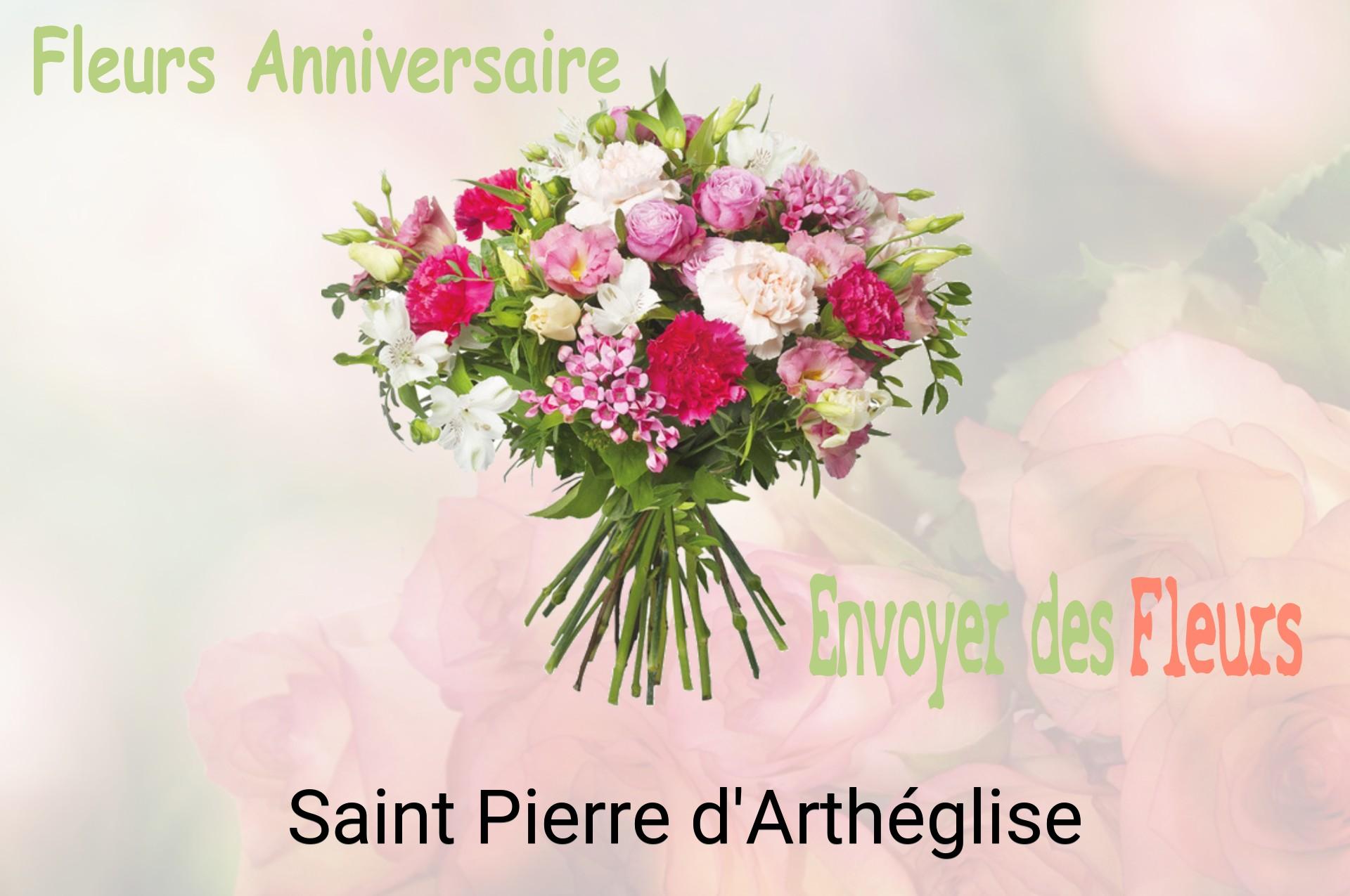 Bouquet de fleurs d’anniversaire livré à Saint-Pierre-d'Arthéglise