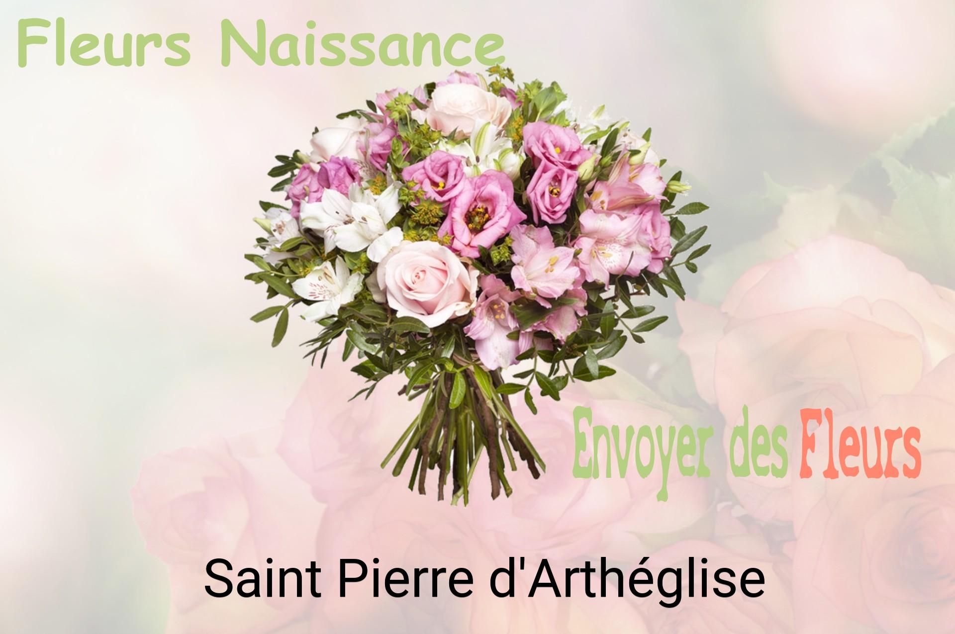 Bouquet de fleurs de naissance livré à Saint-Pierre-d'Arthéglise