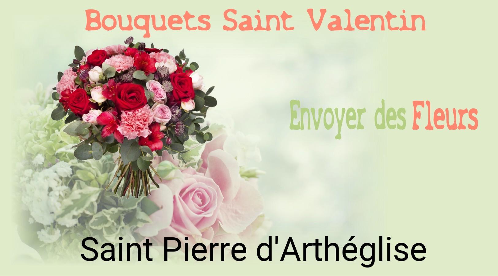 Roses de Saint-Valentin livrées à Saint-Pierre-d'Arthéglise
